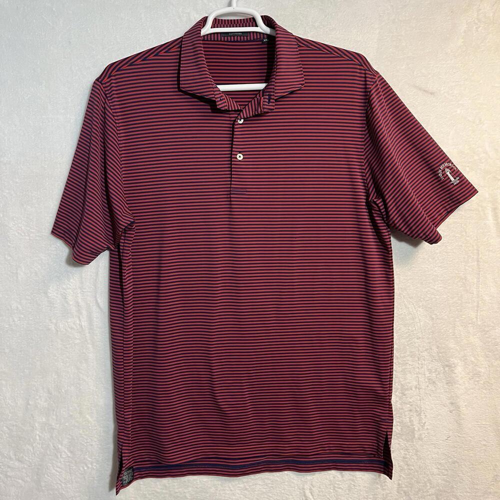 Turtleson‎ Polo Shirt Men’s Size XL Short Sleeve Stripe Golf Stretch